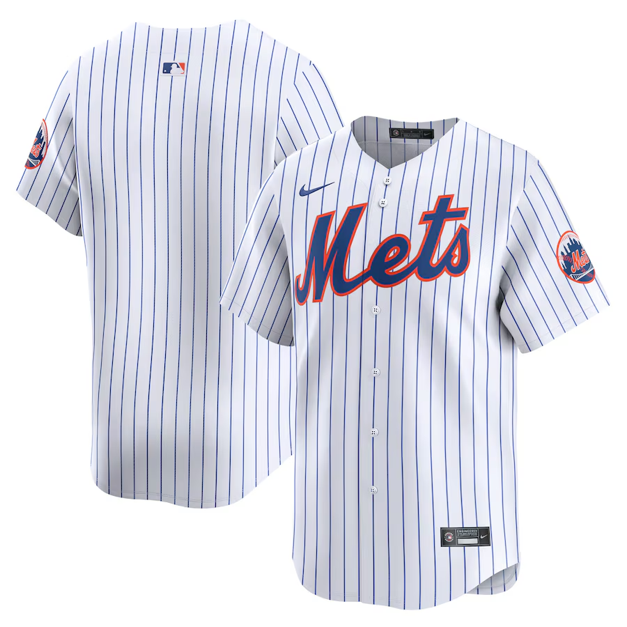 New York Mets Youth #Blank Nike Home Limited Jersey - White