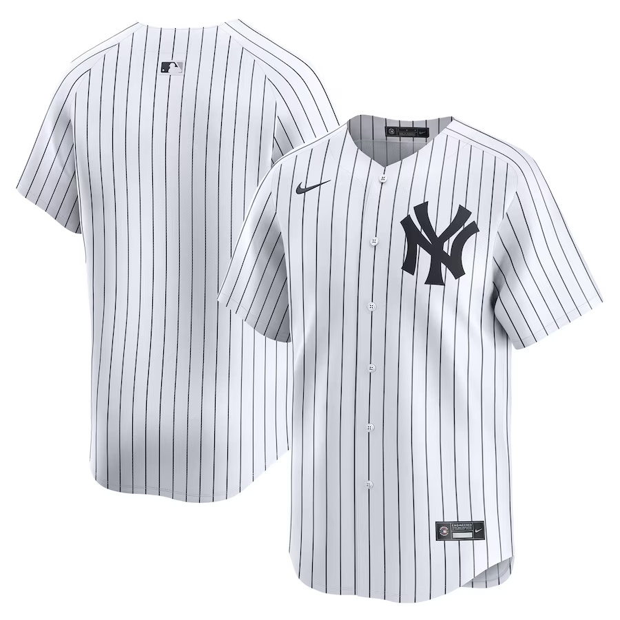 New York Yankees #Blank Nike Home Limited Jersey - White