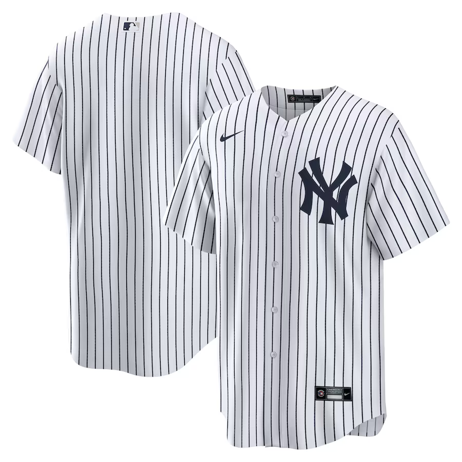 New York Yankees #Blank Nike Home Replica Team Jersey - White