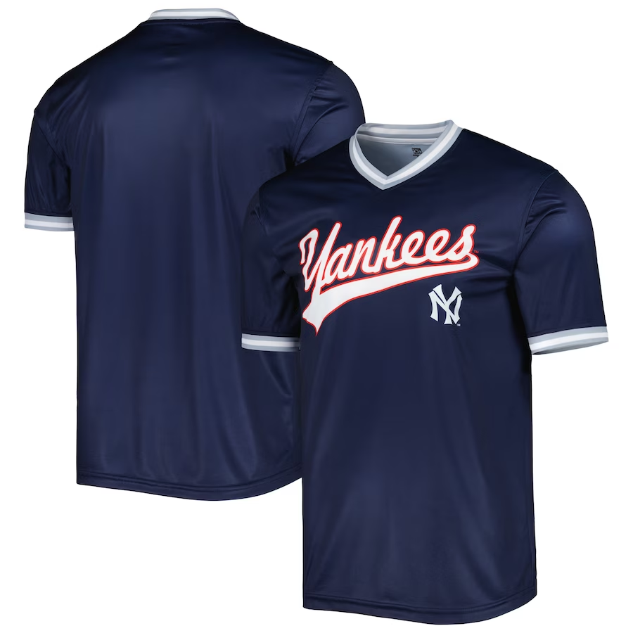 New York Yankees #Blank Stitches Cooperstown Collection Team Jersey - Navy