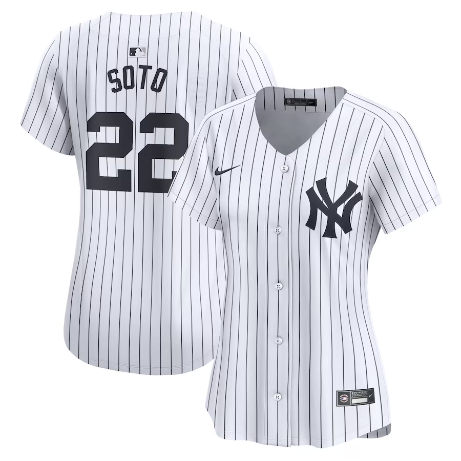 New York Yankees Womens #22 Juan Soto Nike Home Limited Player Jersey - White