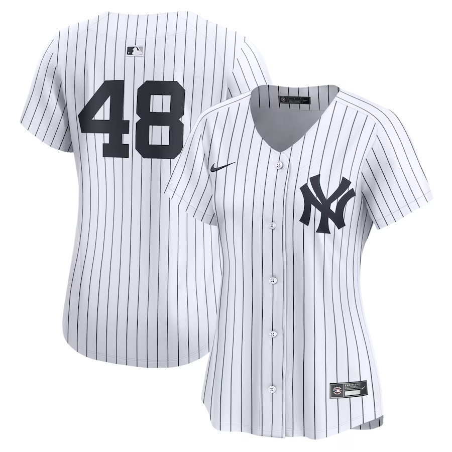 New York Yankees Womens #48 Anthony Rizzo Nike Home Limited Player Jersey - White