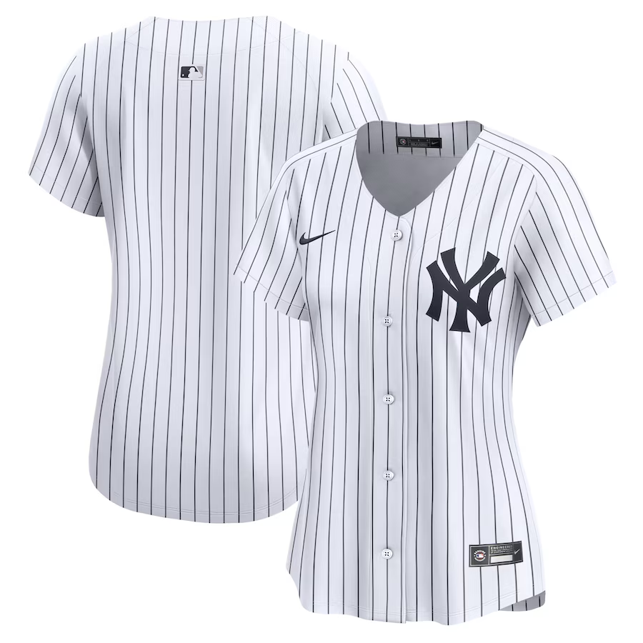 New York Yankees Womens #Blank Nike Home Limited Jersey - White