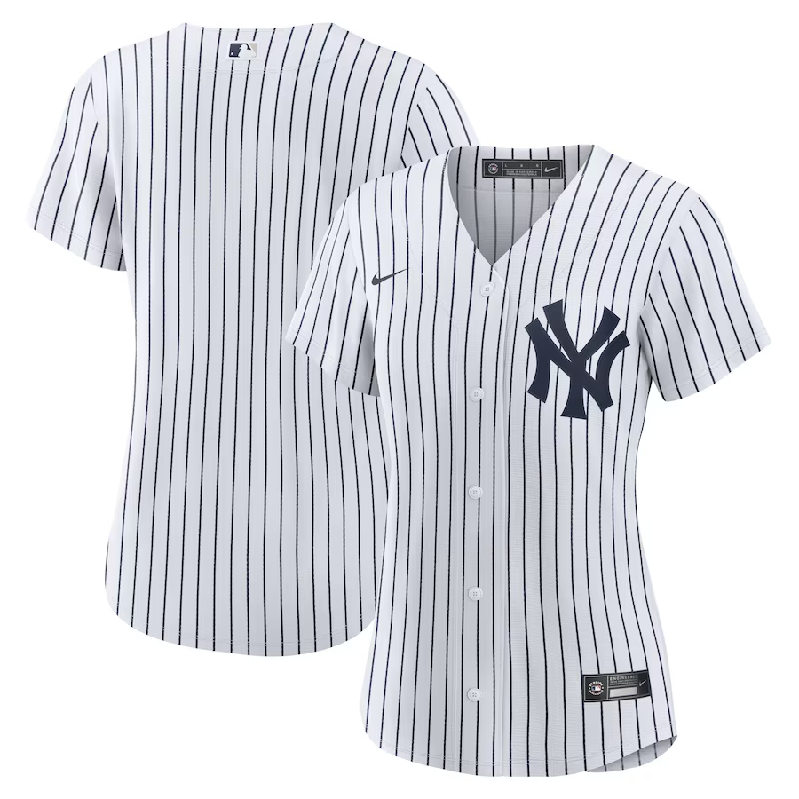 New York Yankees Womens #Blank Nike Home Replica Team Jersey - White