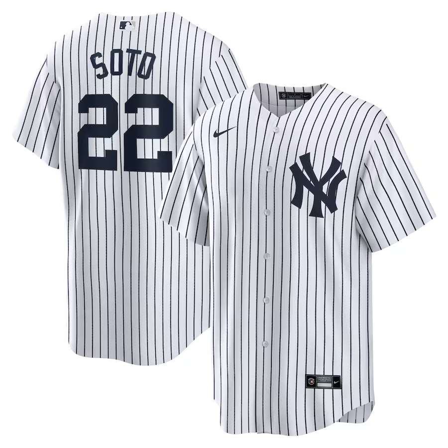 New York Yankees Youth #22 Juan Soto Nike Home Replica Player Jersey - White