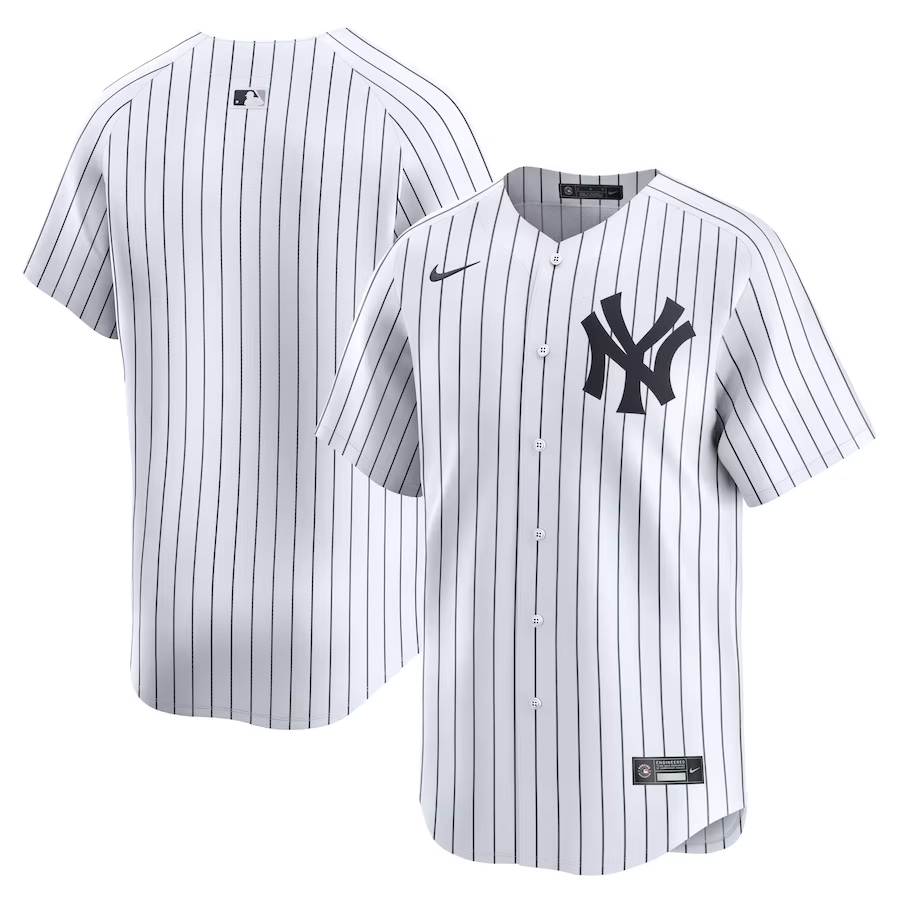 New York Yankees Youth #Blank Nike Home Limited Jersey - White