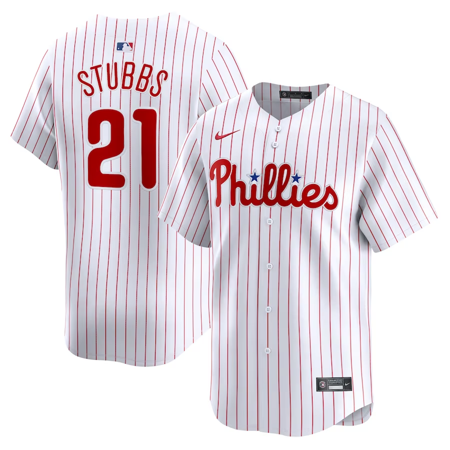 Philadelphia Phillies #21 Garrett Stubbs Nike Home Limited Player Jersey - White