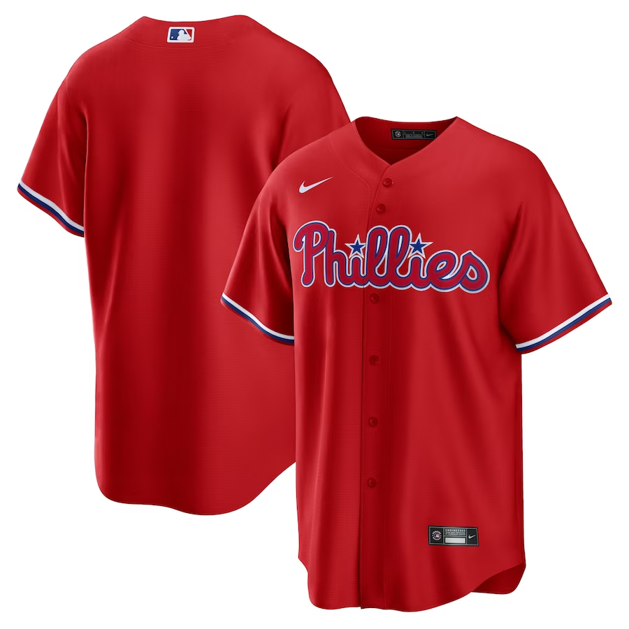 Philadelphia Phillies #Blank Nike Alternate Replica Team Jersey - Red