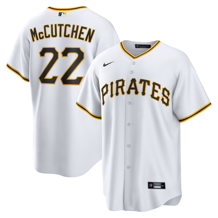 Pittsburgh Pirates #22 Andrew McCutchen Nike Replica Player Jersey - White