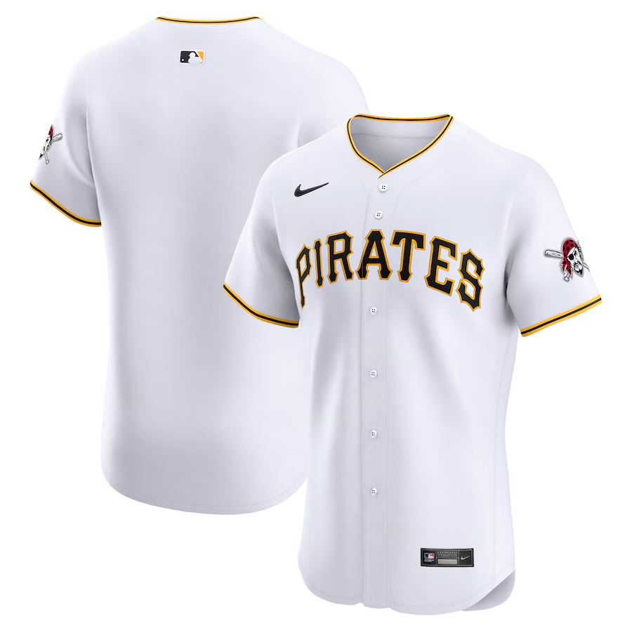 Pittsburgh Pirates #Blank Nike Home Elite Jersey - White