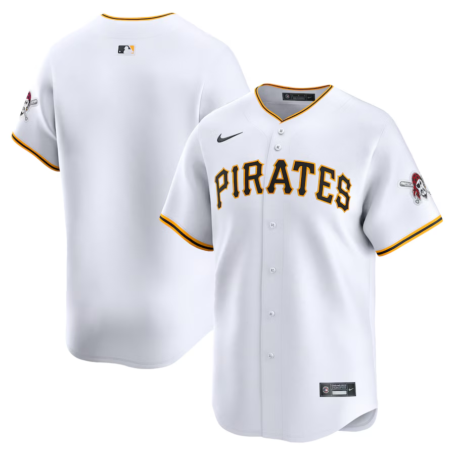 Pittsburgh Pirates Youth #Blank Nike Home Limited Jersey - White