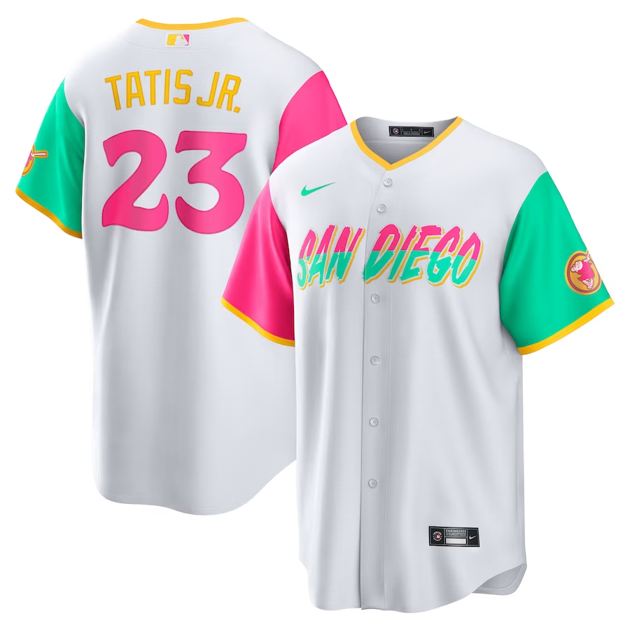 San Diego Padres #23 Fernando Tatis Jr. Nike City Connect Replica Player Jersey - White