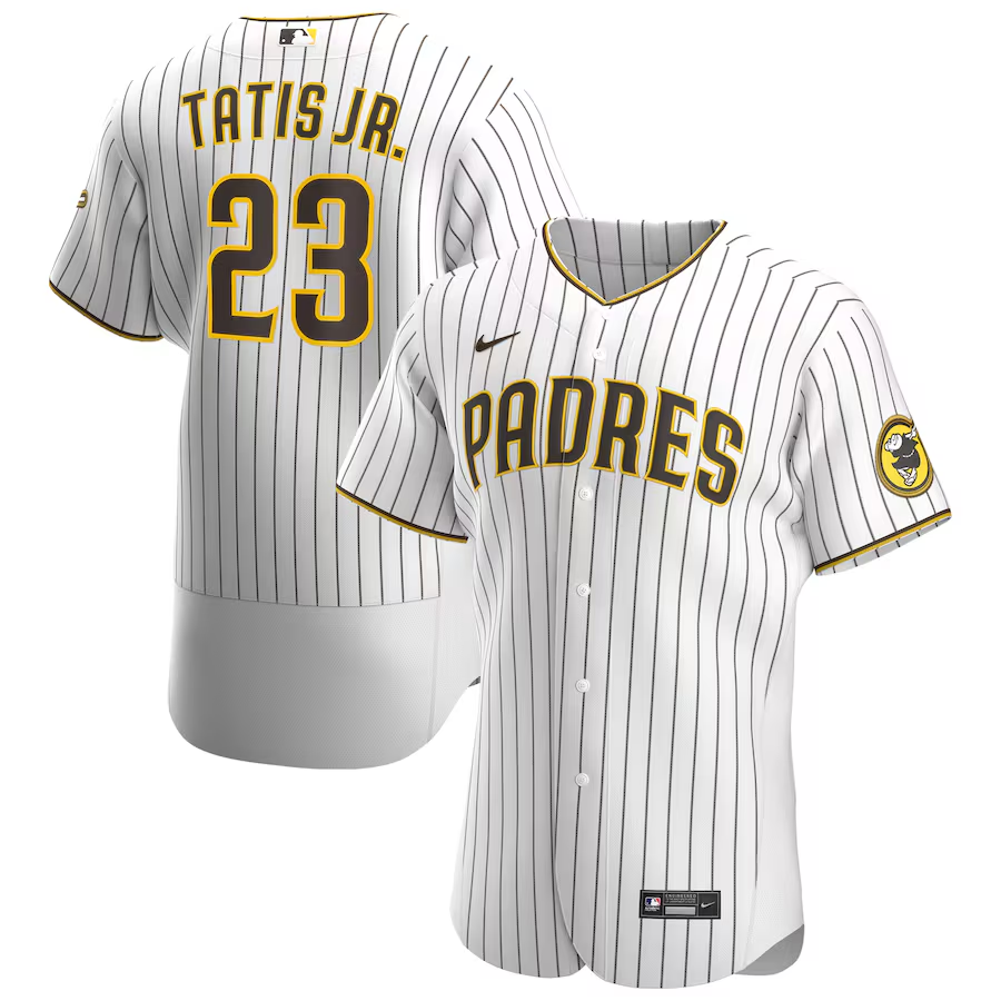 San Diego Padres #23 Fernando Tatis Jr. Nike Home Authentic Player Jersey - White