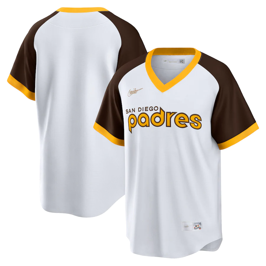 San Diego Padres #Blank Nike Home Cooperstown Collection Team Jersey - White