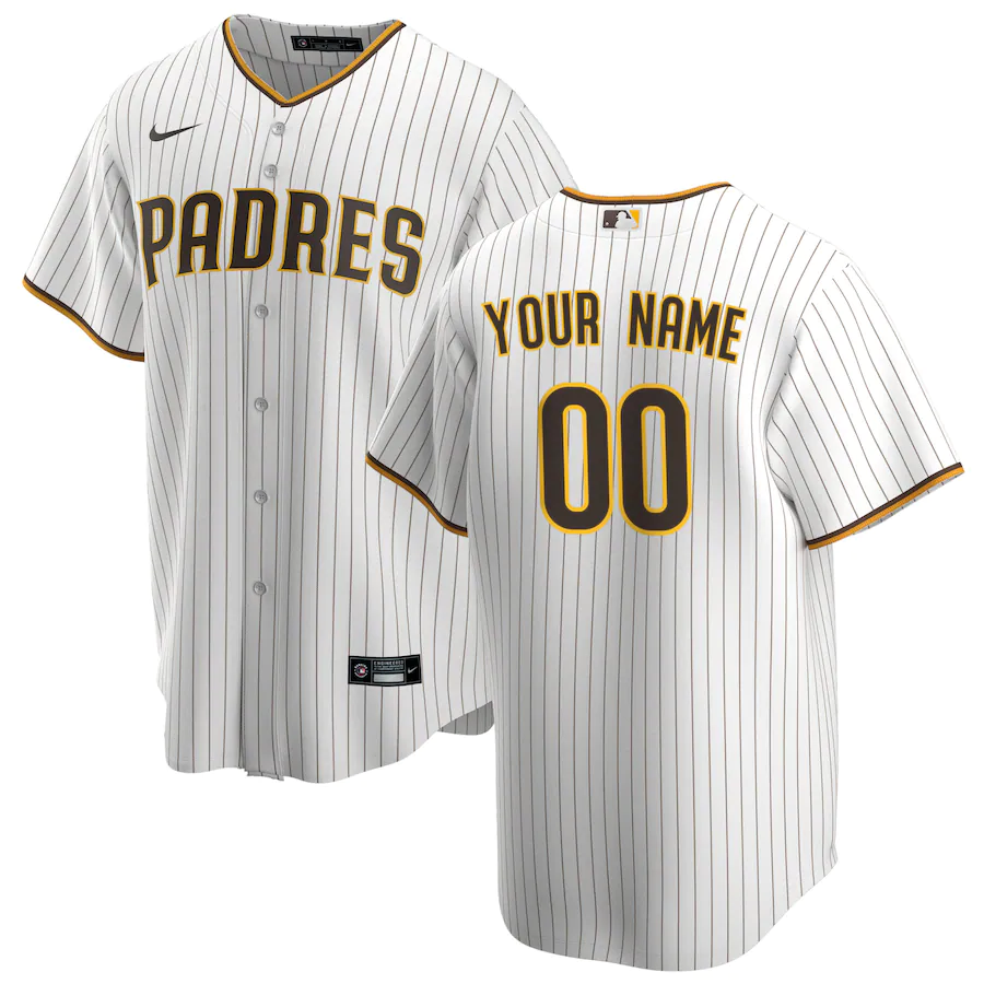 San Diego Padres Customized Nike Home Replica Jersey - White
