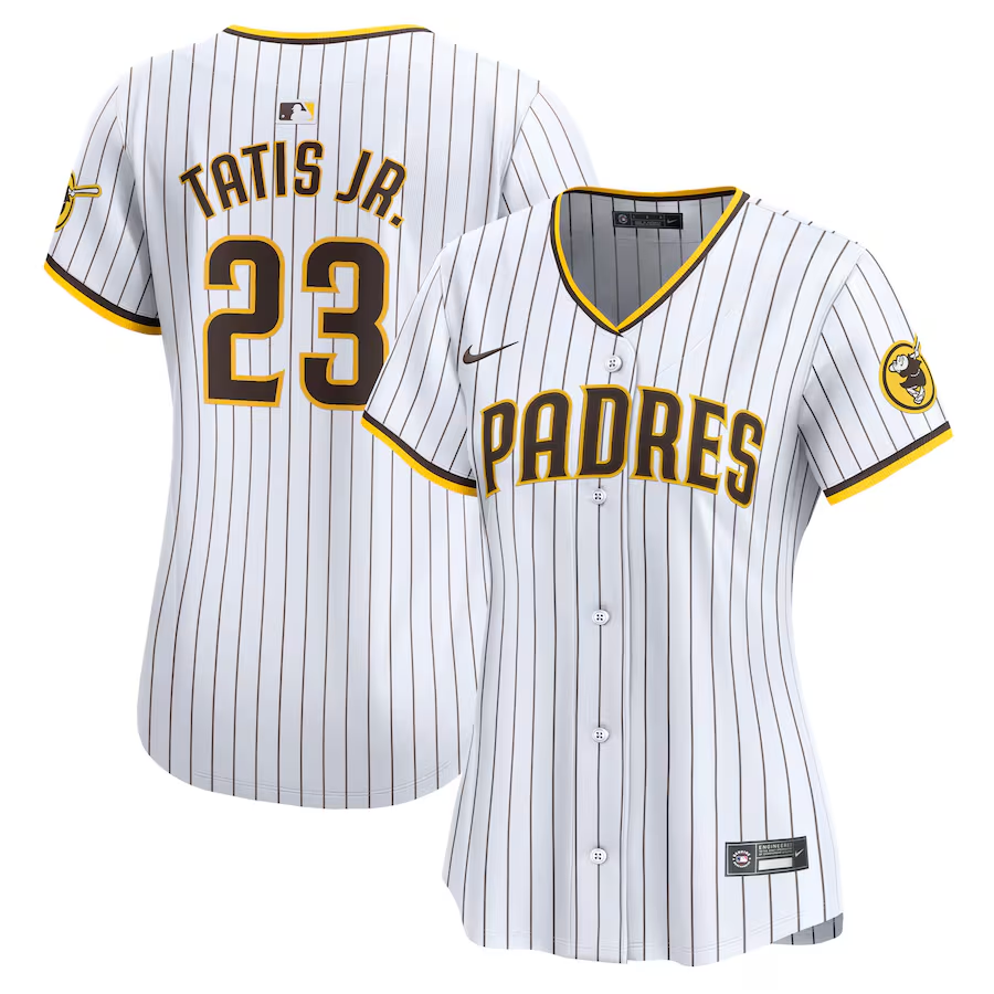 San Diego Padres Womens #23 Fernando Tatis Jr. Nike Home Limited Player Jersey - White