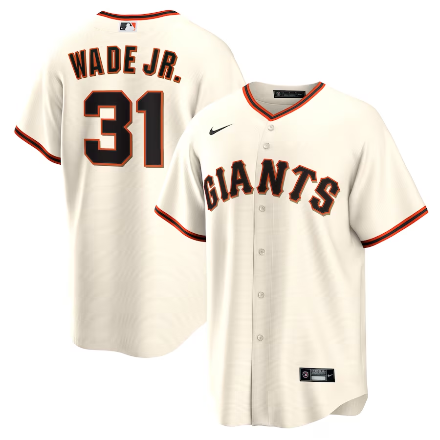 San Francisco Giants #31 LaMonte Wade Jr. Nike Home Replica Player Jersey - Cream