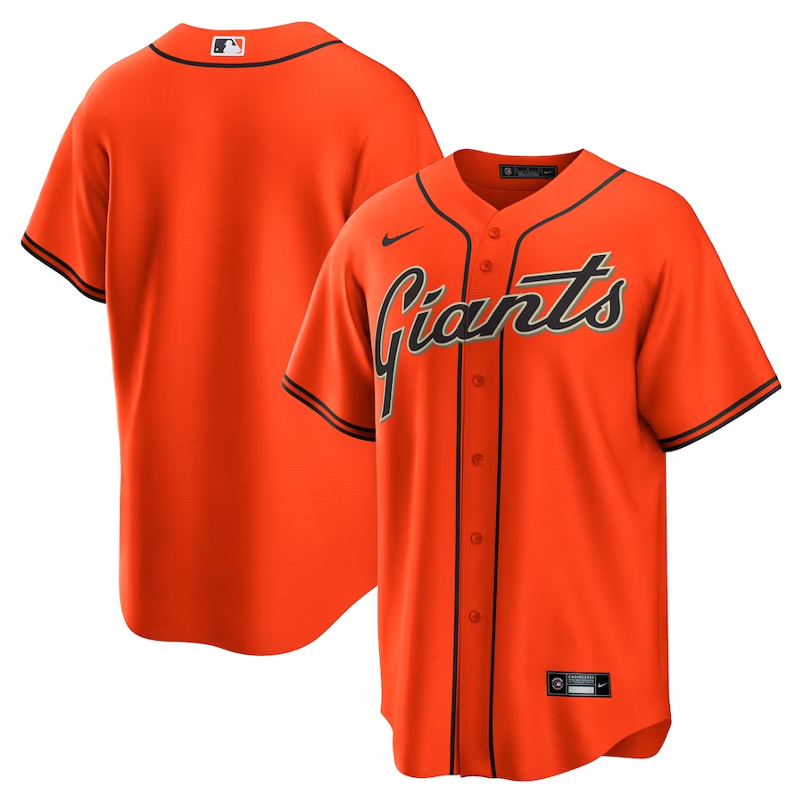 San Francisco Giants #Blank Nike Alternate Replica Team Jersey - Orange