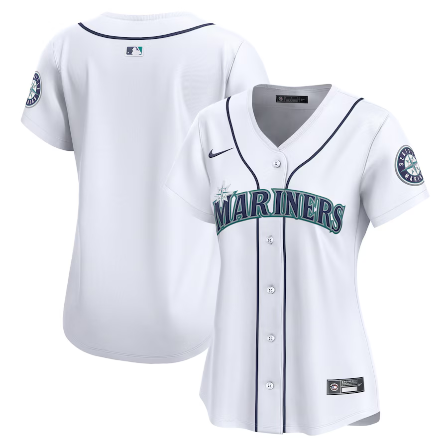 Seattle Mariners Womens #Blank Nike Home Limited Jersey - White