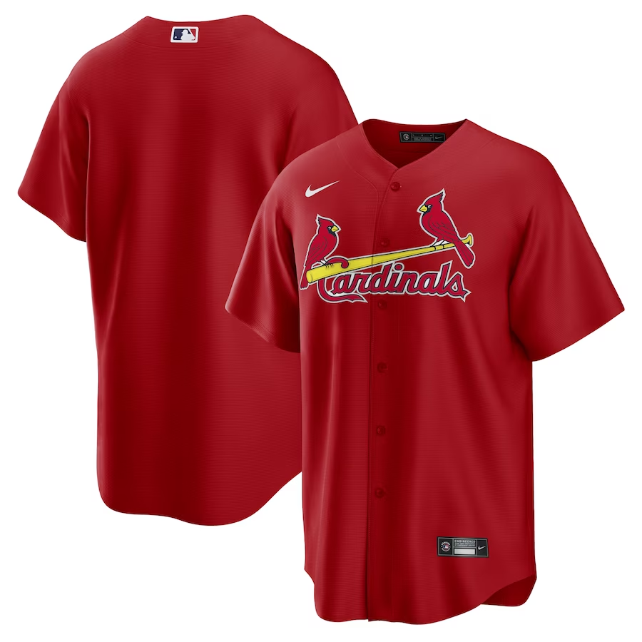 St. Louis Cardinals #Blank Nike Alternate Replica Team Jersey - Red