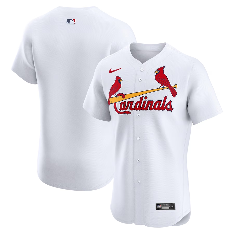 St. Louis Cardinals #Blank Nike Home Elite Jersey - White