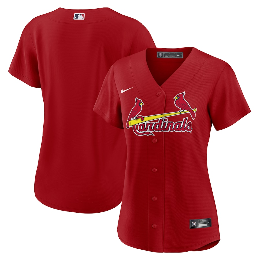 St. Louis Cardinals Womens #Blank Nike Alternate Replica Team Jersey - Red