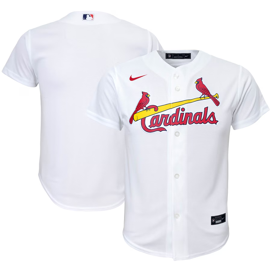 St. Louis Cardinals Youth #Blank Nike Home Replica Team Jersey - White
