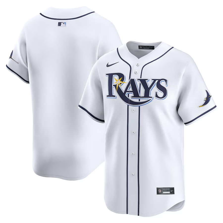 Tampa Bay Rays #Blank Nike Home Limited Jersey - White