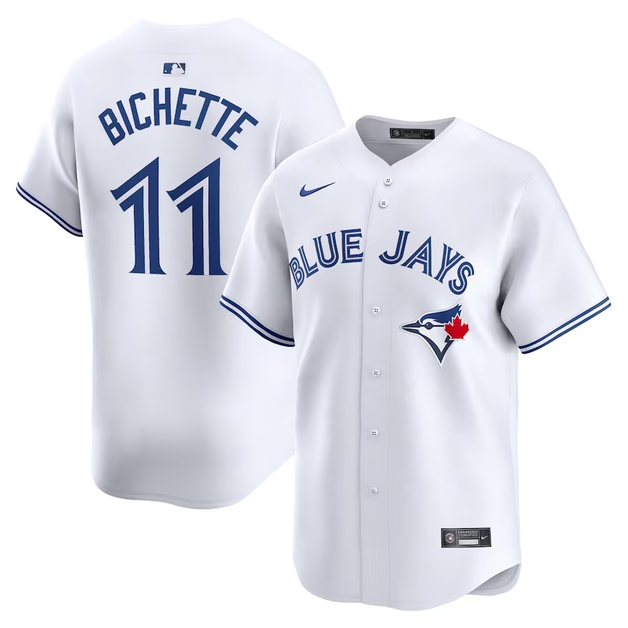 Toronto Blue Jays #11 Bo Bichette Nike Home Limited Player Jersey - White