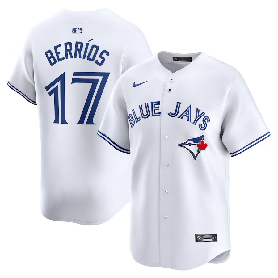 Toronto Blue Jays #17 Jose Berrios Nike Home Limited Player Jersey - White