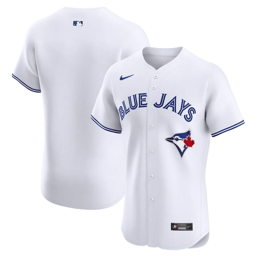 Toronto Blue Jays #Blank Nike Home Elite Jersey - White