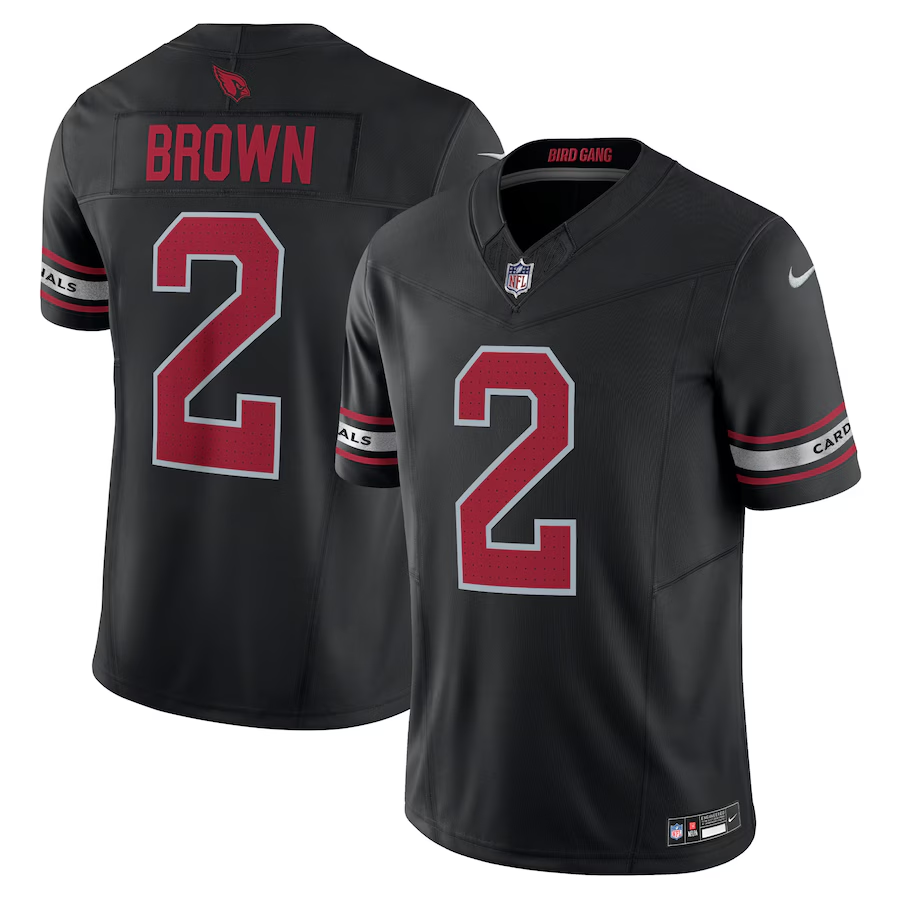 Arizona Cardinals #2 Marquise Brown Nike Black Vapor F.U.S.E. Limited Jersey