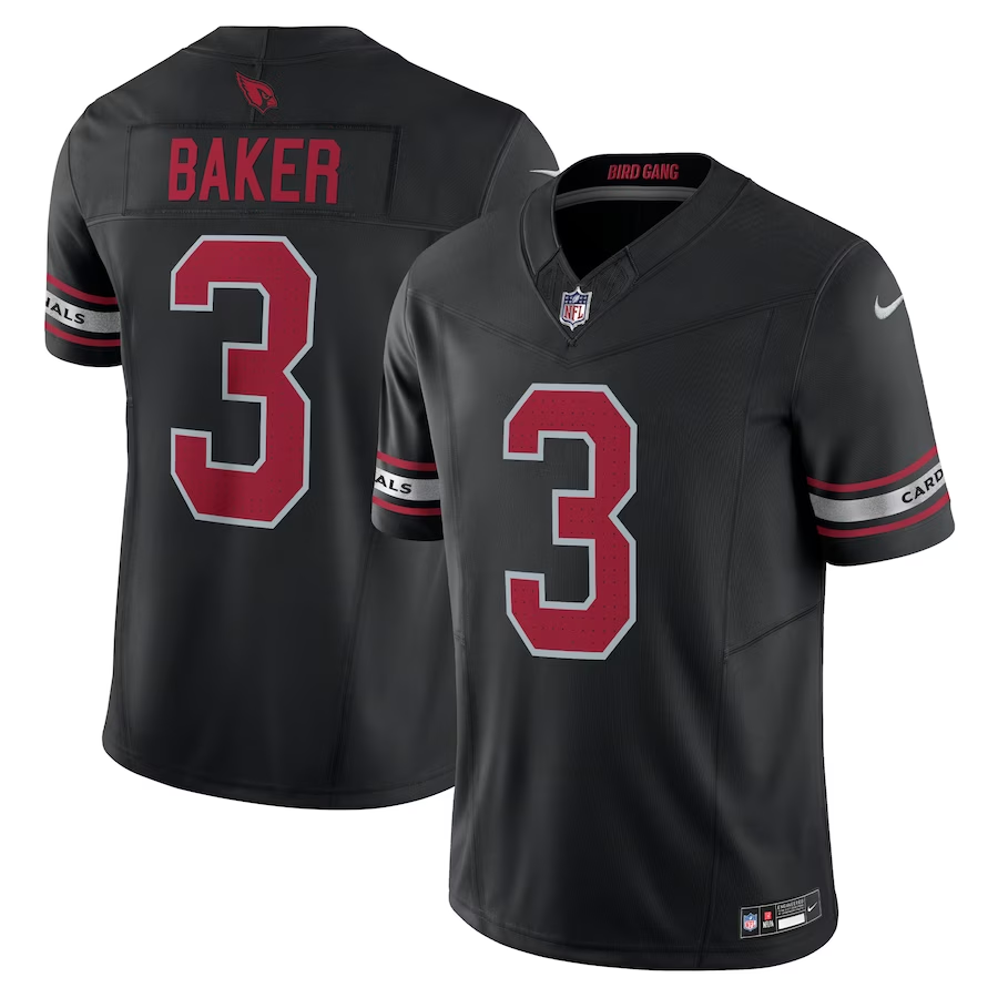 Arizona Cardinals #3 Budda Baker Nike Black Vapor F.U.S.E. Limited Jersey