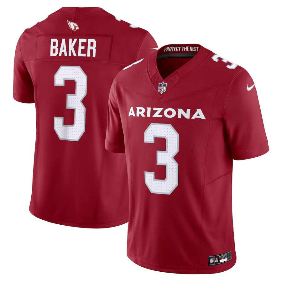 Arizona Cardinals #3 Budda Baker Nike Cardinal Vapor F.U.S.E. Limited Jersey