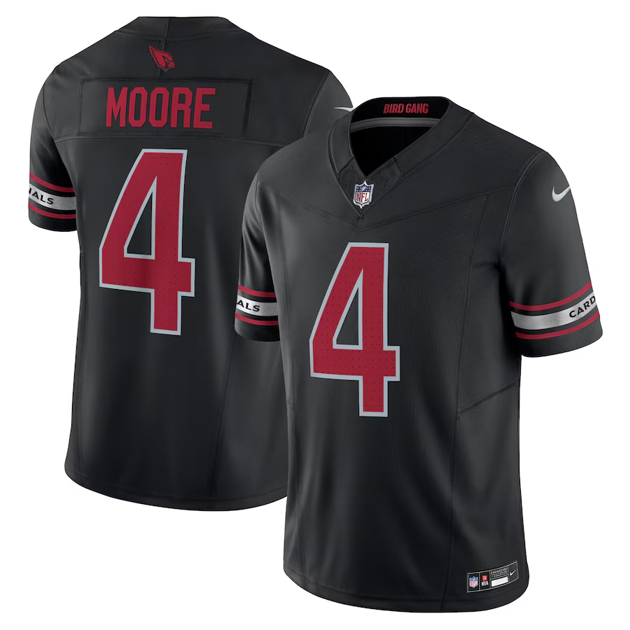 Arizona Cardinals #4 Rondale Moore Nike Black Vapor F.U.S.E. Limited Jersey