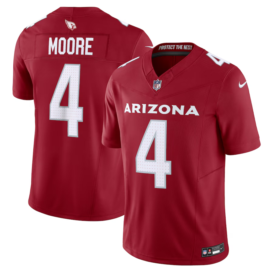 Arizona Cardinals #4 Rondale Moore Nike Cardinal Vapor F.U.S.E. Limited Jersey