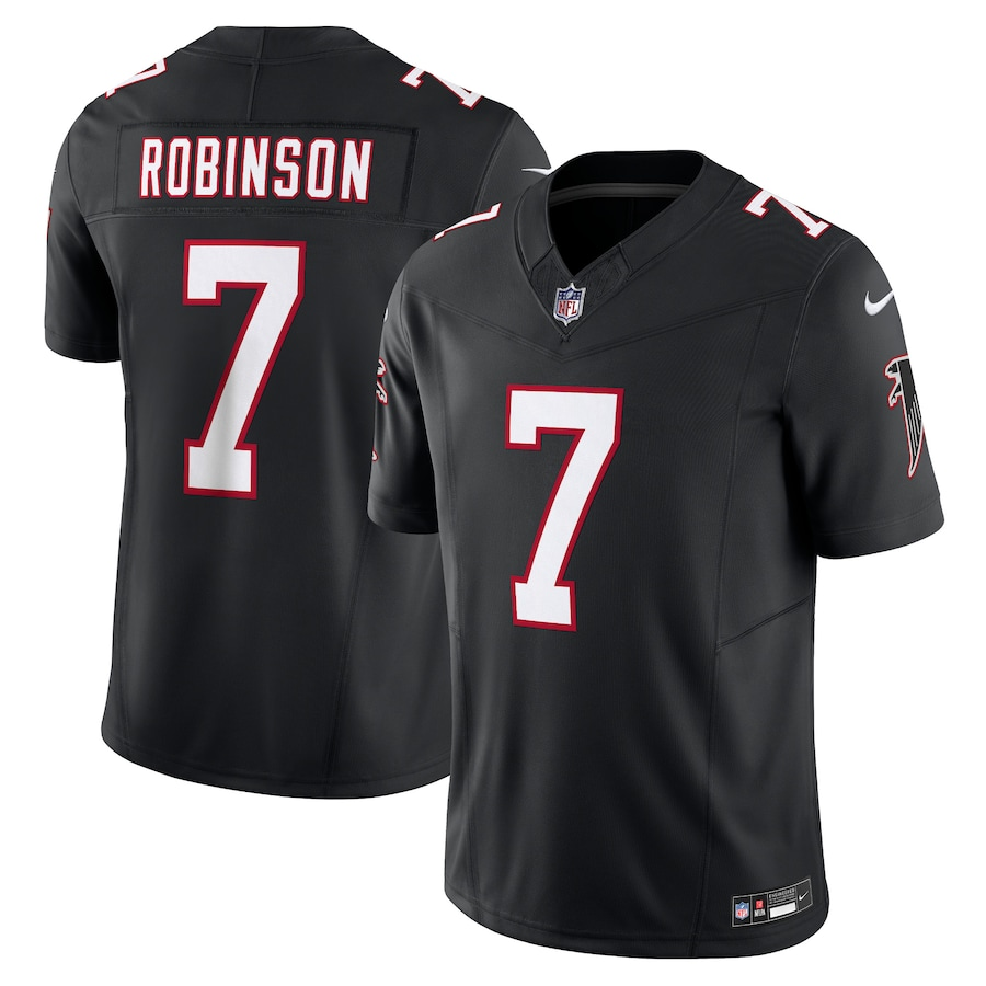 Atlanta Falcons #7 Bijan Robinson Nike Black Alternate Vapor F.U.S.E. Limited Jersey