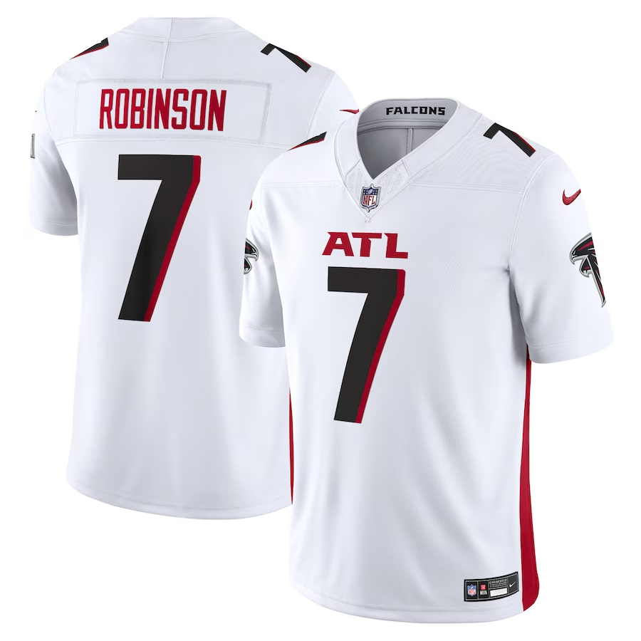 Atlanta Falcons #7 Bijan Robinson Nike White Vapor F.U.S.E. Limited Jersey