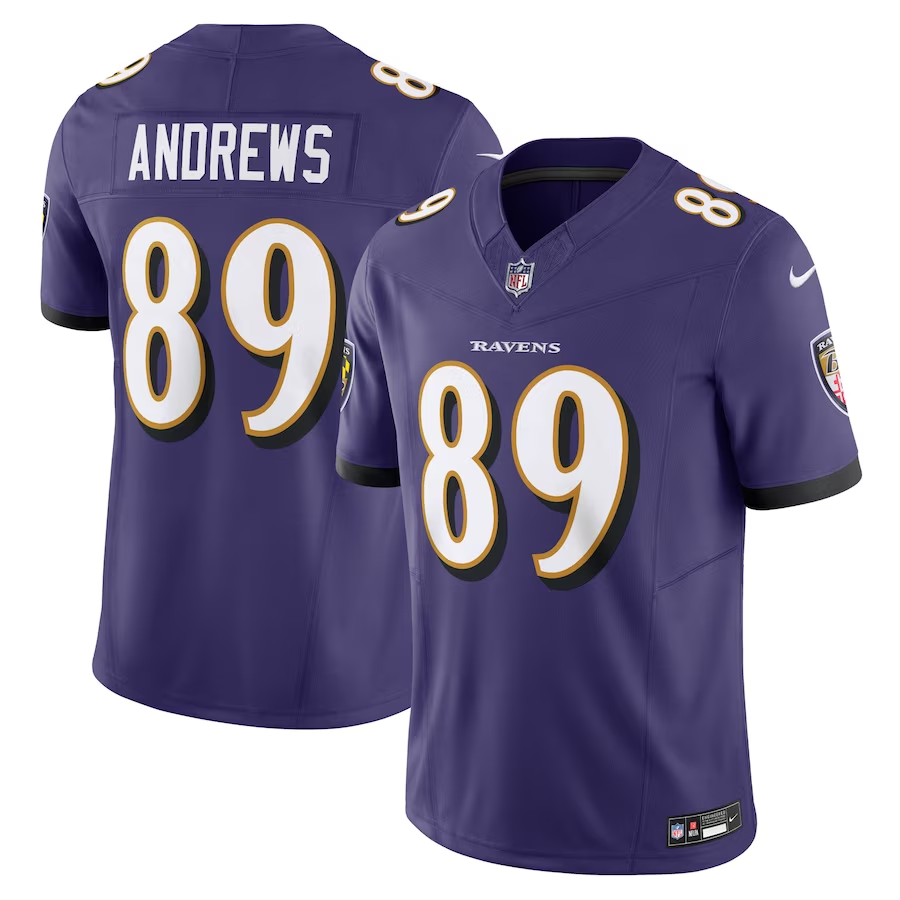 Baltimore Ravens #89 Mark Andrews Nike Purple Vapor F.U.S.E. Limited Jersey