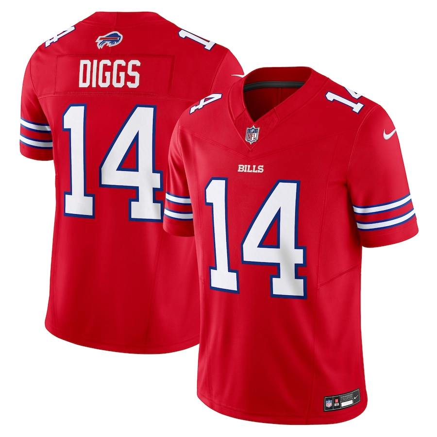 Buffalo Bills #14 Stefon Diggs Nike Red Vapor F.U.S.E. Limited Jersey