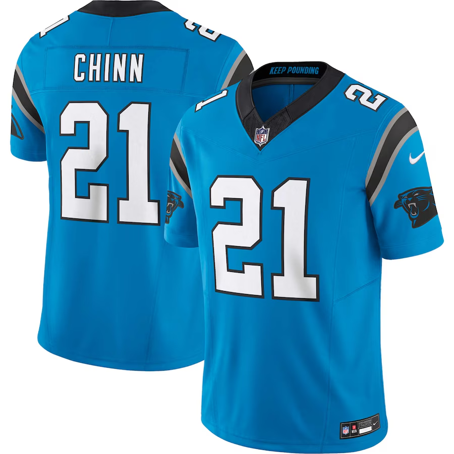 Carolina Panthers #21 Jeremy Chinn Nike Blue Vapor F.U.S.E. Limited Jersey