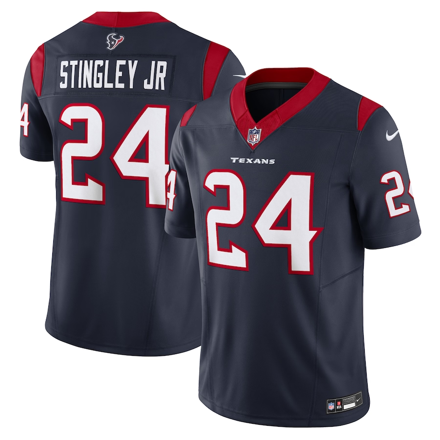 Houston Texans #24 Derek Stingley Jr. Nike Navy Vapor F.U.S.E. Limited Jersey