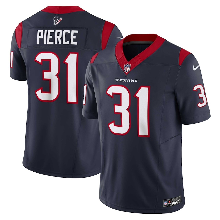 Houston Texans #31 Dameon Pierce Nike Navy Vapor F.U.S.E. Limited Jersey