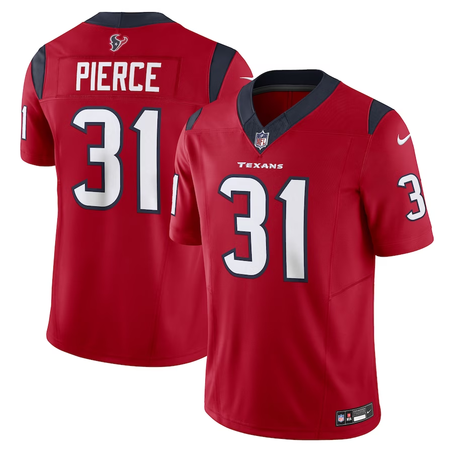 Houston Texans #31 Dameon Pierce Nike Red Vapor F.U.S.E. Limited Jersey