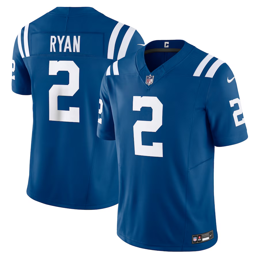 Indianapolis Colts #2 Matt Ryan Nike Royal Vapor F.U.S.E. Limited Jersey