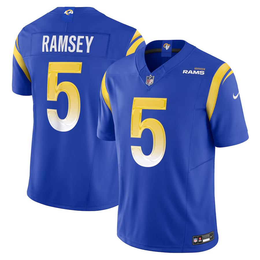 Los Angeles Rams #5 Jalen Ramsey Nike Royal Vapor F.U.S.E. Limited Jersey