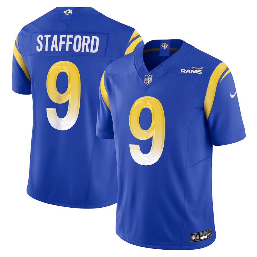 Los Angeles Rams #9 Matthew Stafford Nike Royal Vapor F.U.S.E. Limited Jersey