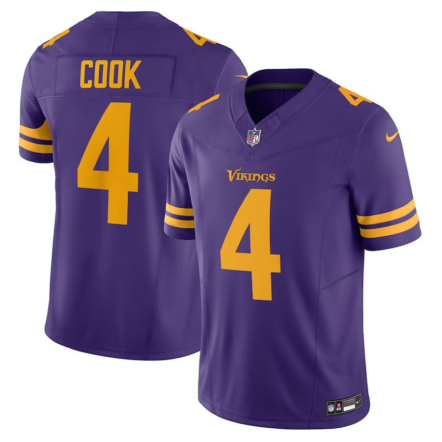 Minnesota Vikings #4 Dalvin Cook Nike Purple Vapor F.U.S.E. Limited Jersey (2)