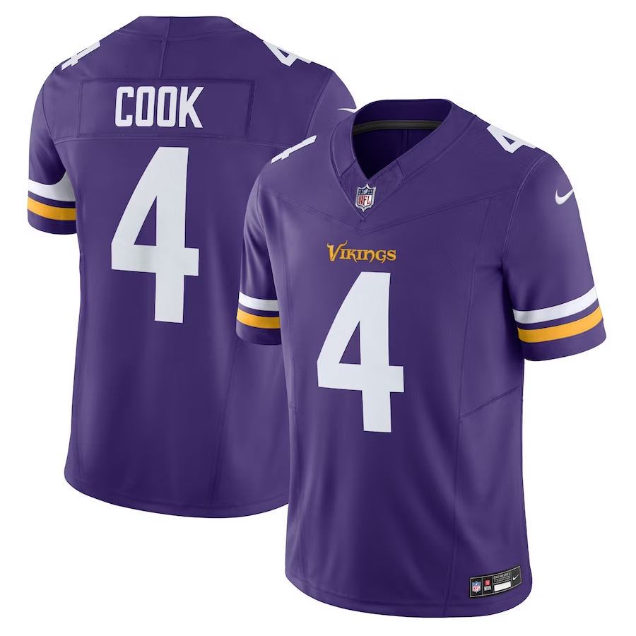 Minnesota Vikings #4 Dalvin Cook Nike Purple Vapor F.U.S.E. Limited Jersey