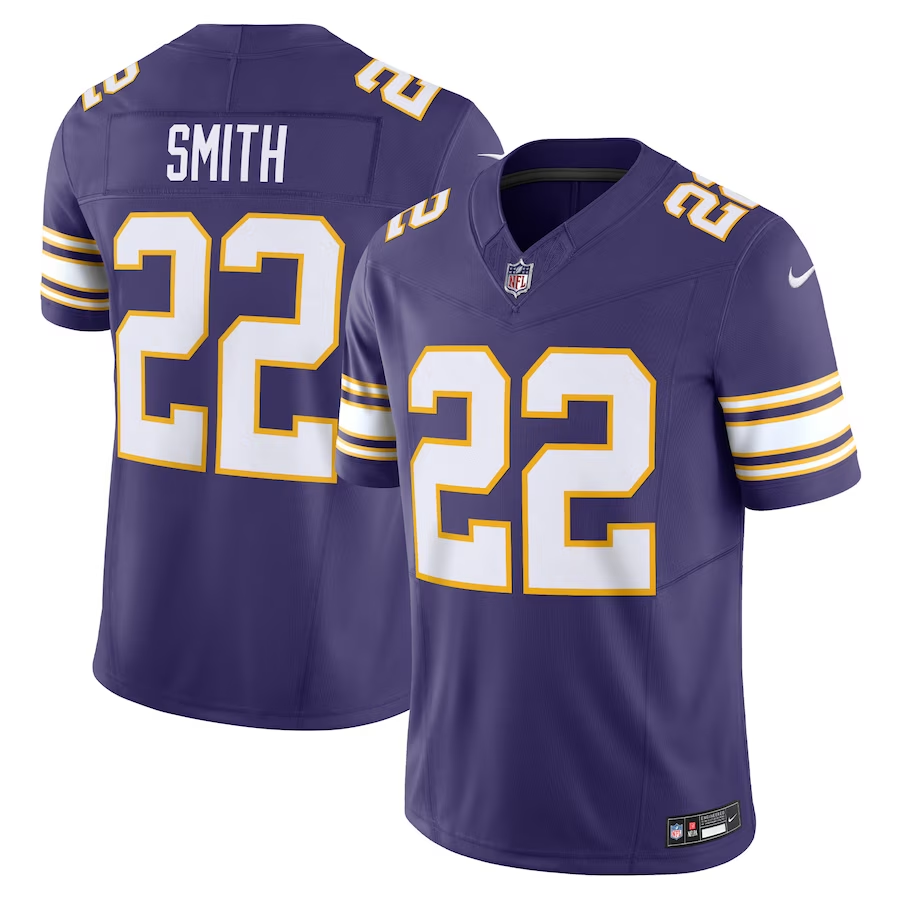 Minnesota Vikings #22 Harrison Smith Nike Purple Vapor F.U.S.E. Limited Jersey (2)